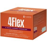 4Flex, kolagen Fortigel + witamina C, smak czarnej porzeczki, 30 saszetek