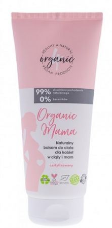 4Organic, Mama, balsam nawilżający do ciała dla kobiet w ciąży i mam, 200ml