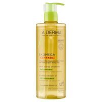 A-Derma Exomega Control, olejek emolient pod prysznic, przeciw drapaniu, skóra sucha i atopowa, od urodzenia, 500ml