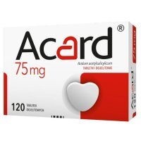 Acard 75mg, 120 tabletek