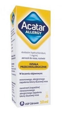 Acatar Allergy 1mg/ml, aerozol do nosa, 10ml