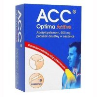 ACC optima Active 600mg, proszek doustny, 10 saszetek