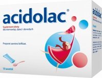 Acidolac, liofilizat doustny, dla niemowląt, dzieci i dorosłych, 10 saszetek KRÓTKA DATA 06/2022