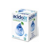 Acidolit, smak jabłkowy, proszek, 10 saszetek