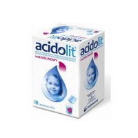Acidolit, smak malinowy, proszek, 10 saszetek