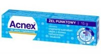 Acnex, żel punktowy, skóra trądzikowa, 15g