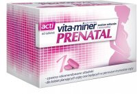 Acti Vita-miner Prenatal 1, dla kobiet planujących ciążę i w I trymestrze ciąży, 60 tabletek