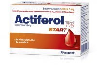 Actiferol Fe Start, żelazo 7mg, proszek, 30 saszetek