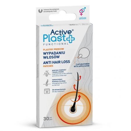 Active Plast Functional, plastry przeciw wypadaniu włosów, 30 sztuk