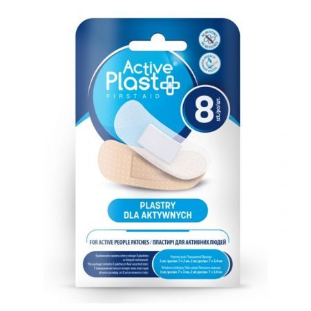 Active Plast, plastry dla aktywnych, 8sztuk