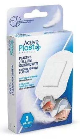 Active Plast Special, plastry opatrunkowe, 50x75mm, 3 sztuki