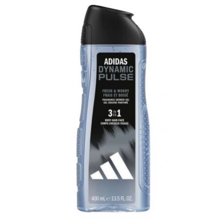 Adidas Dynamic Pulse, żel do mycia ciała, włosów i twarzy 3w1, dla mężczyzn, 400ml