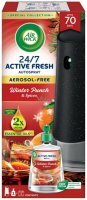 Air Wick 24/7 Active Fresh, dyfuzor automatyczny z wkładem zapasowym, Winter Punch & Spices, 1 opakowanie