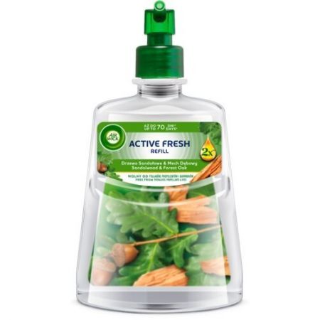 Air Wick 24/7 Active Fresh, wkład zapasowy do dyfuzora automatycznego, Forest Oak & Sandalwood, 228ml