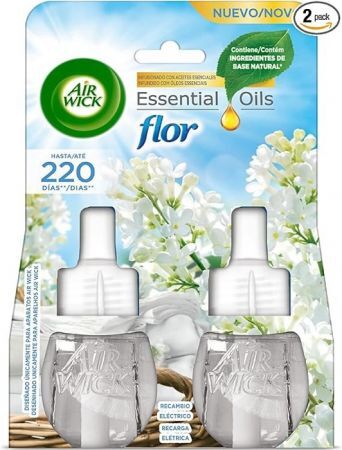 Air Wick, wkład zapasowy do dyfuzora elektrycznego, Flor, 2x19ml