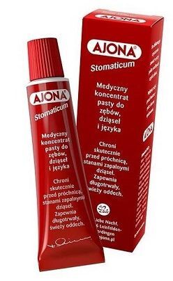 Ajona, medyczny koncentrat pasty do zębów, dziąseł i języka, 6ml