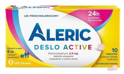 Aleric Deslo Active 2,5mg, 10 tabletek