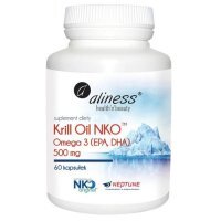 Aliness, Krill Oil NKO Omega-3 500mg, 60 kapsułek