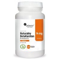 Aliness, Naturalny Beta Karoten 14mg, Vege, 100 tabletek