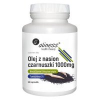 Aliness, Olej z nasion czarnuszki 1000mg, 60 kapsułek