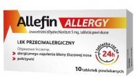 Allefin Allergy 5mg, 10 tabletek
