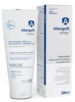 Allergoff Atopy, barierowa emulsja do kąpieli leczniczych, od 1 miesiąca życia, 250ml
