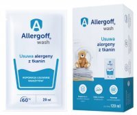 Allergoff Wash, dodatek do prania w niskich temperaturach, 6 saszetek po 20ml