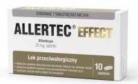 Allertec Effect 20mg, 10 tabletek