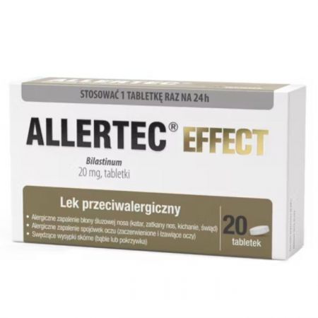 Allertec Effect 20mg, 20 tabletek
