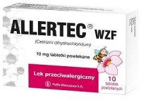 Allertec WZF 10mg, 10 tabletek