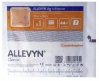 Allevyn Ag Adhesive, przylepny opatrunek piankowy ze srebrem, sterylny, 10cmx10cm, 1 sztuka
