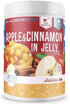 Allnutrition, Apple & Cinnamon in Jelly, jabłko z cynamonem w żelu, 1kg KRÓTKA DATA 03/2022