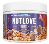 Allnutrition Nutlove, Crunch, krem mleczno-czekoladowy z prażonymi orzeszkami ziemnymi, 500g