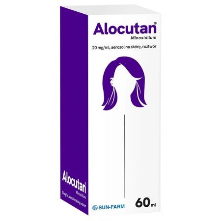 Alocutan 20mg/ml, aerozol na skórę, 60ml