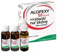 Alopexy 50mg/ml, roztwór na skórę, 3 x 60ml