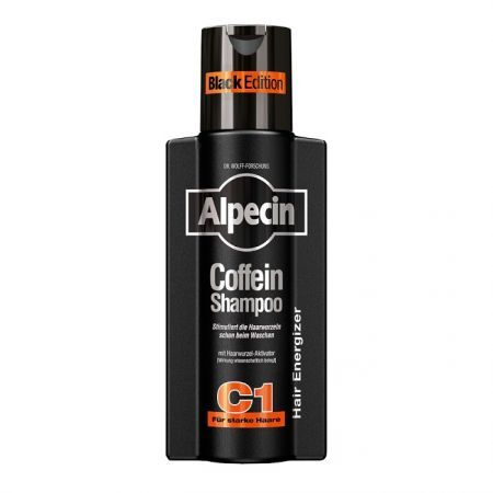 Alpecin C1 Black Edition, szampon przeciwko wypadaniu włosów dla mężczyzn, z kofeiną, 250ml