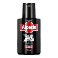 Alpecin Grey Attack Caffeine & Color, szampon koloryzujący dla mężczyzn, przeciw wypadaniu włosów, 200ml