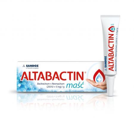 Altabactin (250IU+5mg)/g, maść, 5g