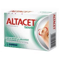 Altacet 1g, na obrzęki po stłuczeniach, 6 tabletek