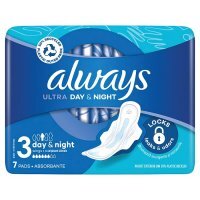 Always Ultra Day&Night, podpaski ze skrzydełkami, 7 sztuk