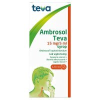 Ambrosol Teva 15mg/5ml, syrop wykrztuśny, 120ml
