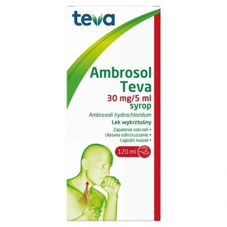 Ambrosol Teva 30mg/5ml, syrop wykrztuśny, 120ml