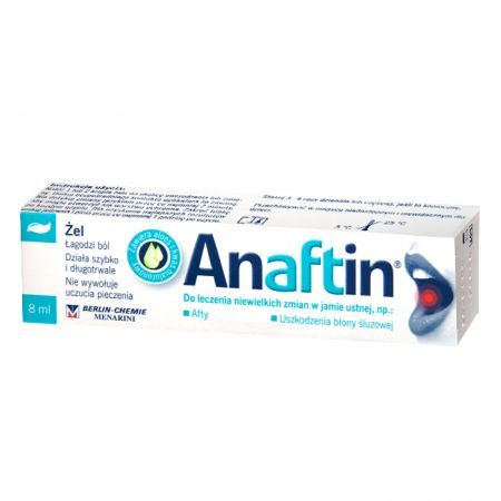 Anaftin, żel na afty, 8ml