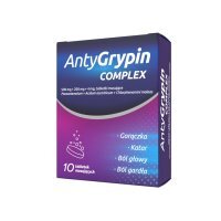 AntyGrypin Complex (500mg+200mg+4mg), 10 tabletek musujących