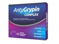AntyGrypin Complex (500mg+200mg+4mg), granulat musujący, 10 saszetek