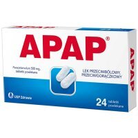 Apap 500mg, 24 tabletki