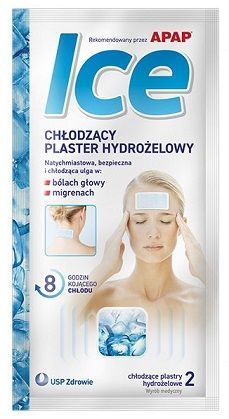 Apap Ice, plaster hydrożelowy chłodzący, 2 sztuki
