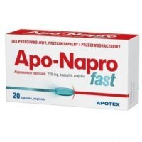 Apo-Napro Fast 220mg, 20 kapsułek
