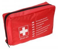 Apteczka pierwszej pomocy, samochodowa, 1 sztuka