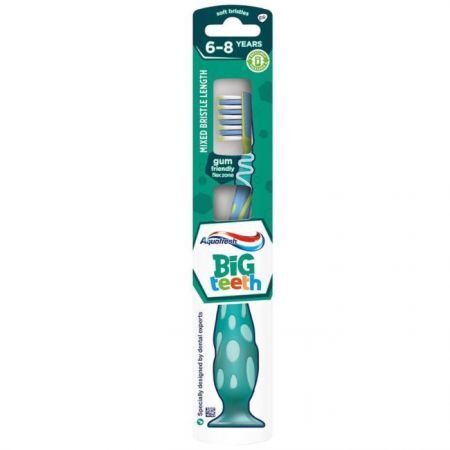 Aquafresh My Big Teeth, szczoteczka do zębów dla dzieci od 6-8 lat, 1 sztuka